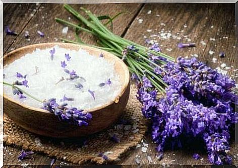 Soften calluses with lavender