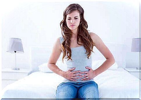 Woman with bladder infection