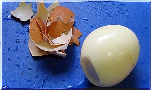 Peel an egg