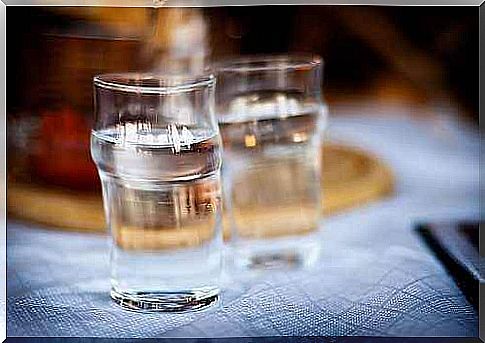 Two glasses of water