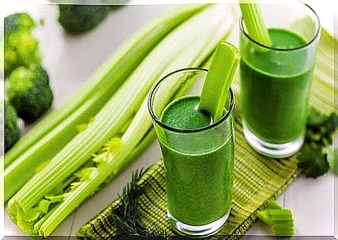 Celery juice against fluid retention