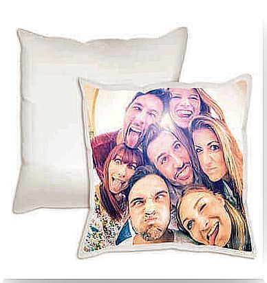 A personal touch by a pillow with your favorite photo